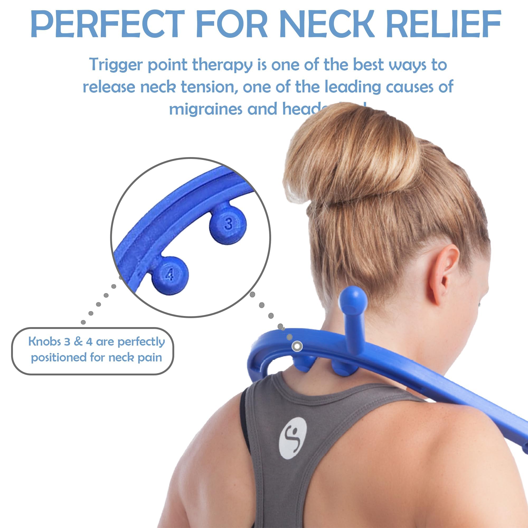 Primer plano de los agarres antideslizantes del Body Back Buddy para mayor control y seguridad