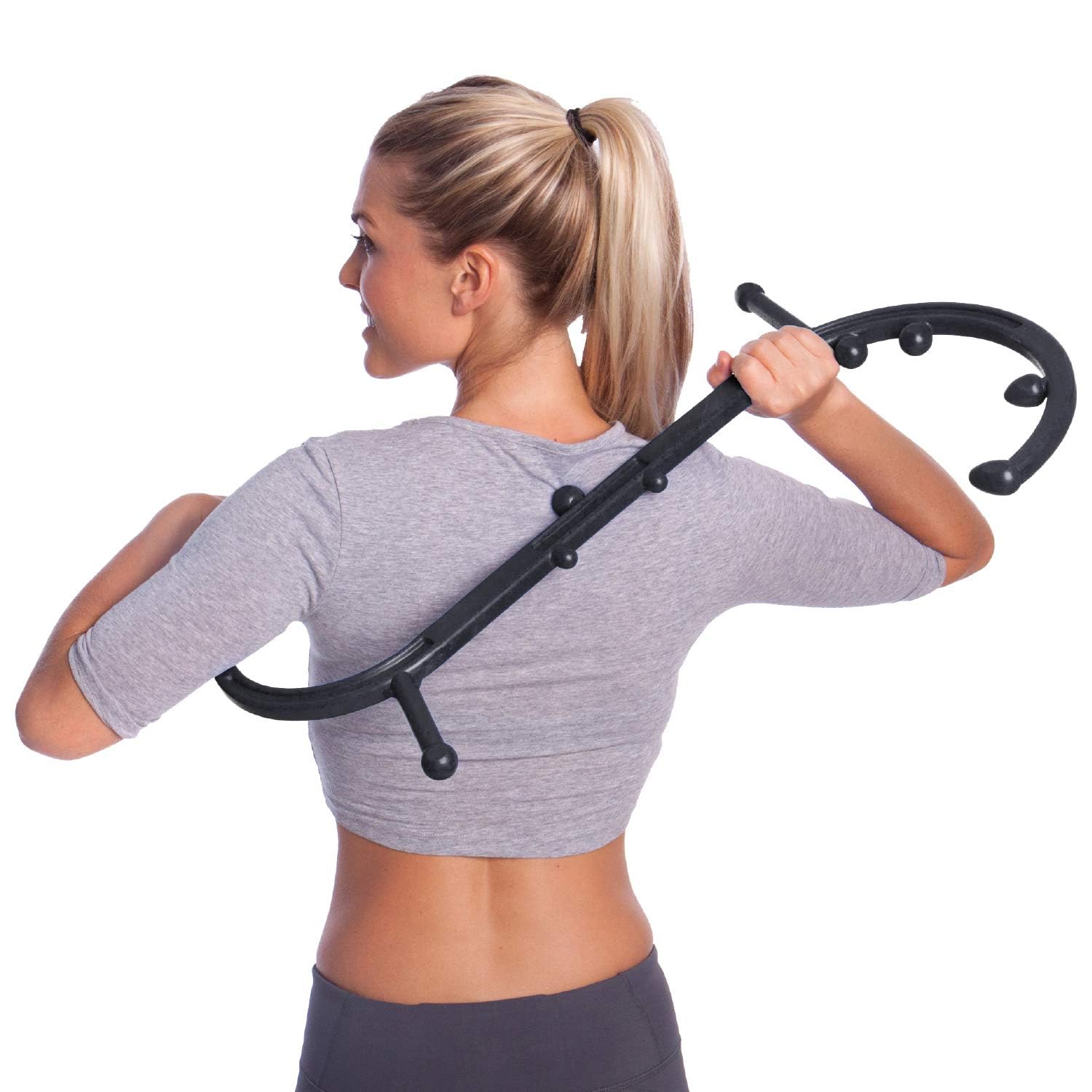 Body Back primer plano de nudos y perillas para masaje profundo y específico