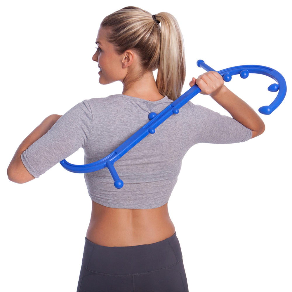 Caja y instrucciones impresas del Body Back Buddy listos para montaje rápido y acceso inmediato