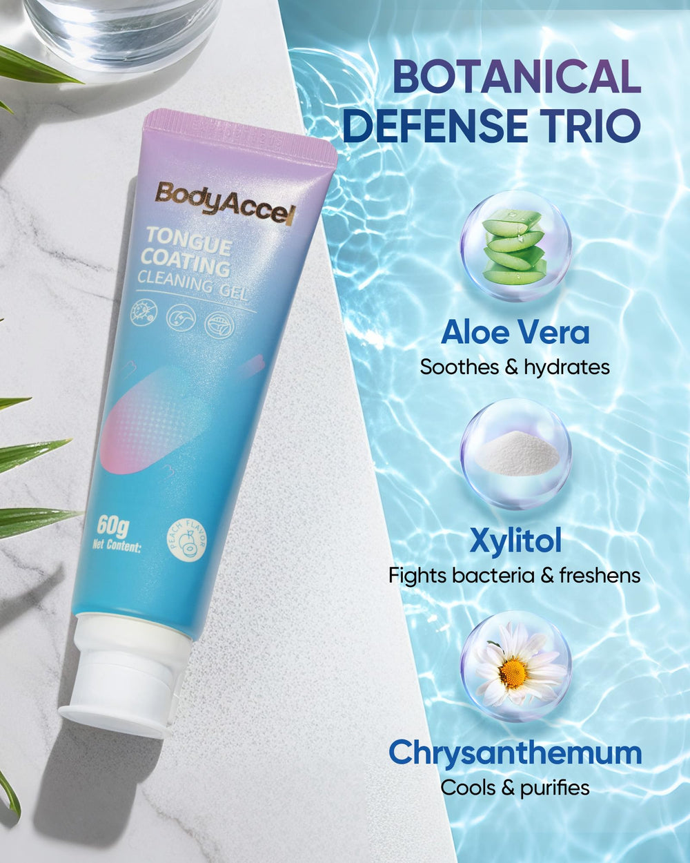 BodyAccel primer plano de cerdas de alta densidad para limpieza precisa