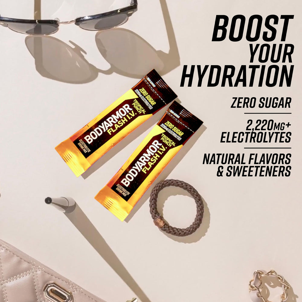 BODYARMOR bebida mezclada en botella, hidratación sabrosa al instante