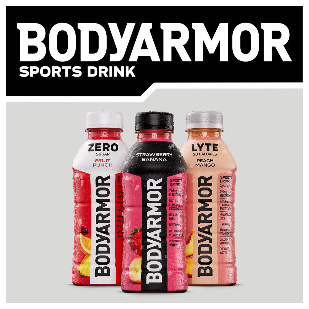 BODYARMOR botella fría en refrigerador lista para tomar