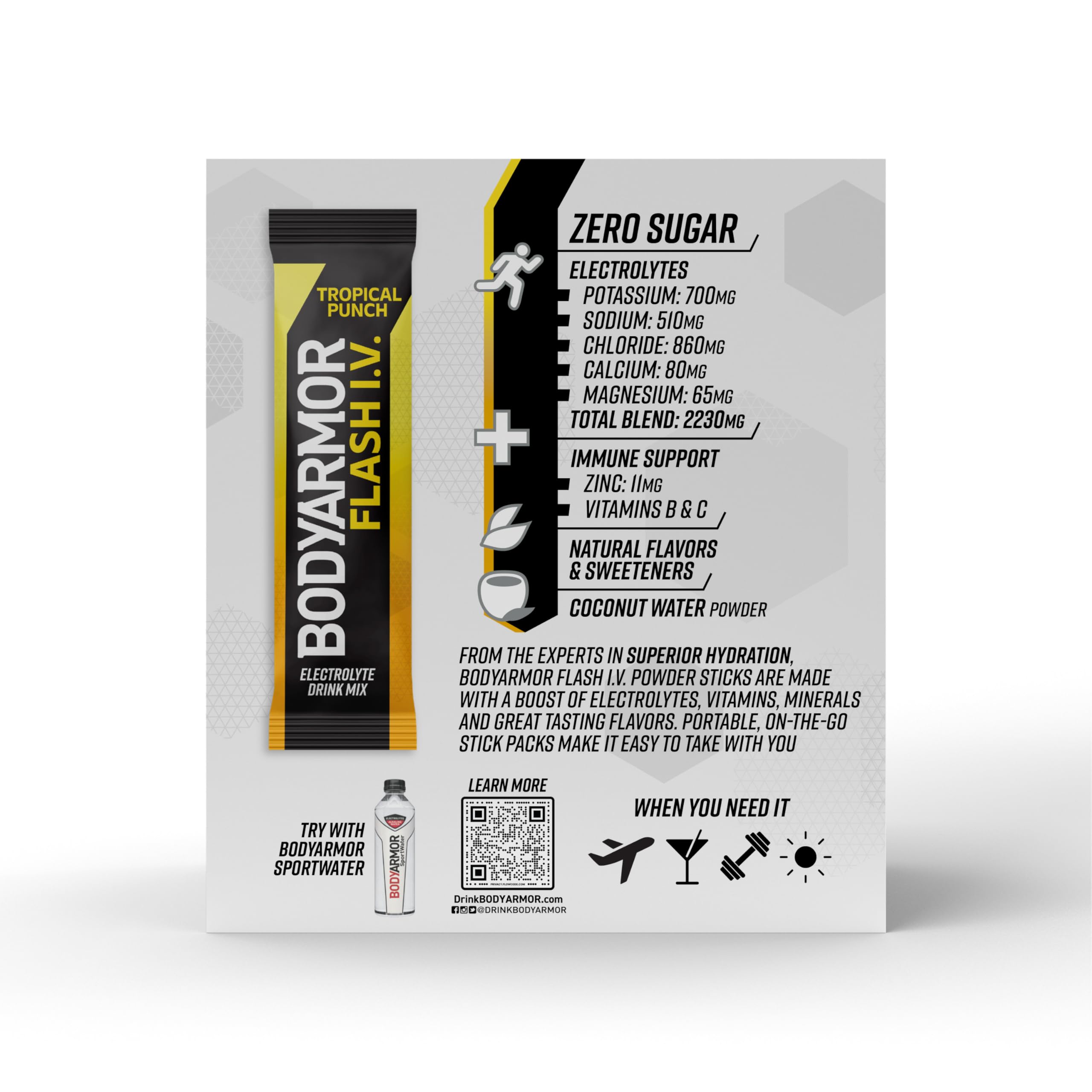 BODYARMOR uso en gimnasio durante entrenamiento, rehidratación efectiva