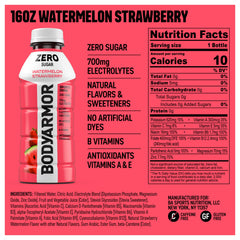 BODYARMOR close-up del líquido y textura que sugiere frescura y sabor