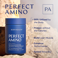 BodyHealth primer plano del revestimiento vegano que facilita tragar