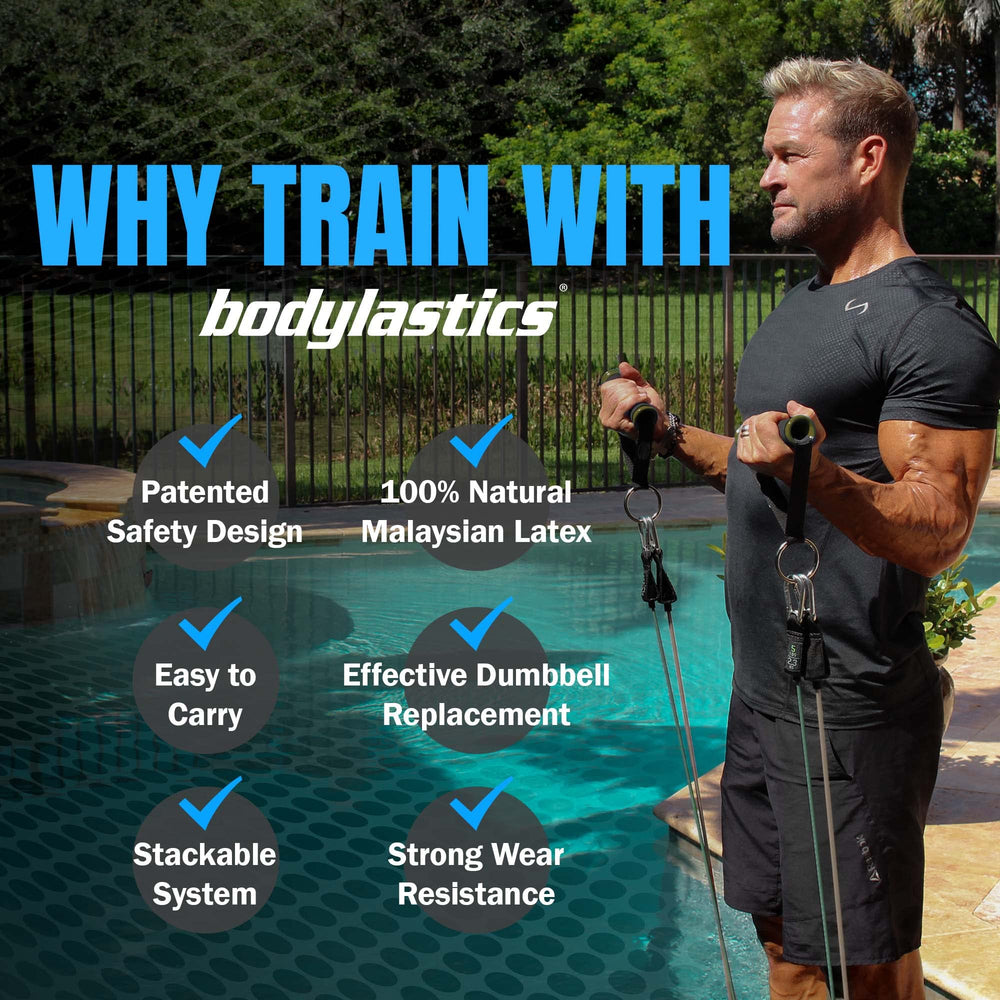 Bodylastics bolsa de transporte compacta que organiza y protege el set