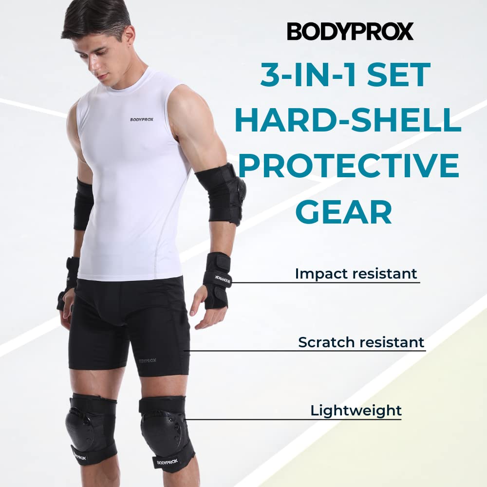 Bodyprox detalle de la carcasa rígida antirrayaduras y su beneficio de dispersar impactos