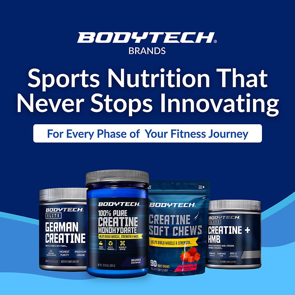 BodyTech producto en gym junto a botella y toalla, ideal para deportistas