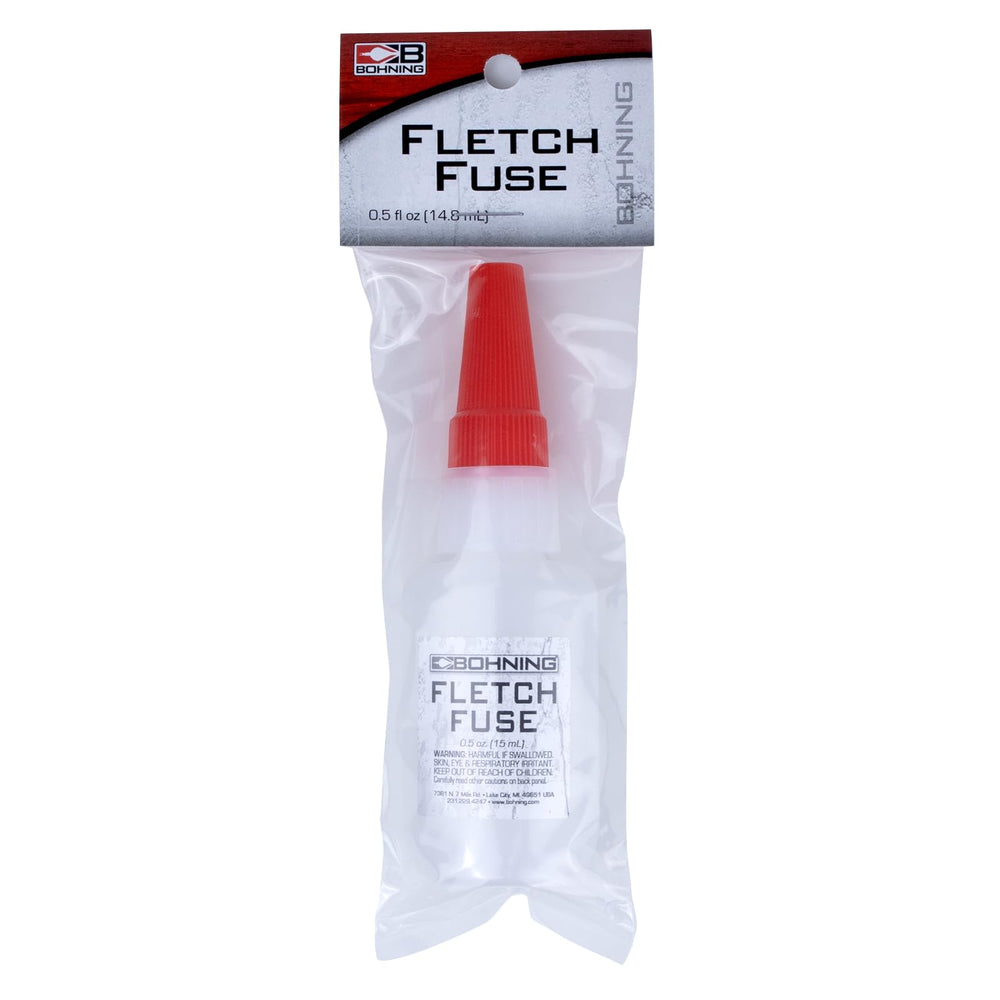 Bohning Fletch Fuse detalle de la textura del adhesivo control en aplicación