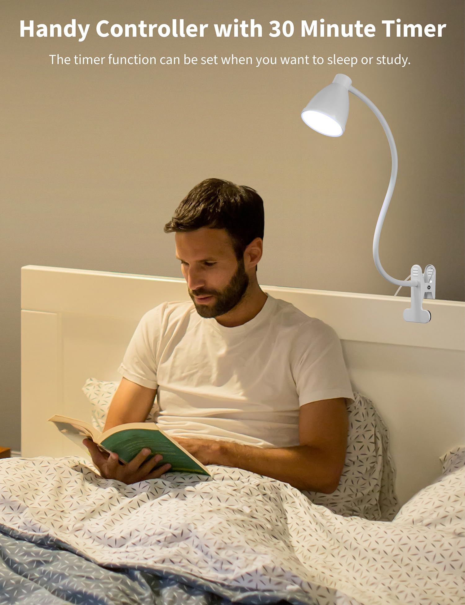 BOHON cuello flexible 360 grados para dirigir la luz