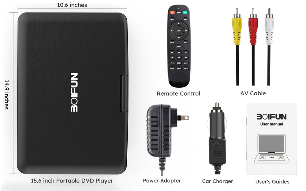 BOIFUN etiqueta de la batería 5000mAh en el producto indicando larga duración