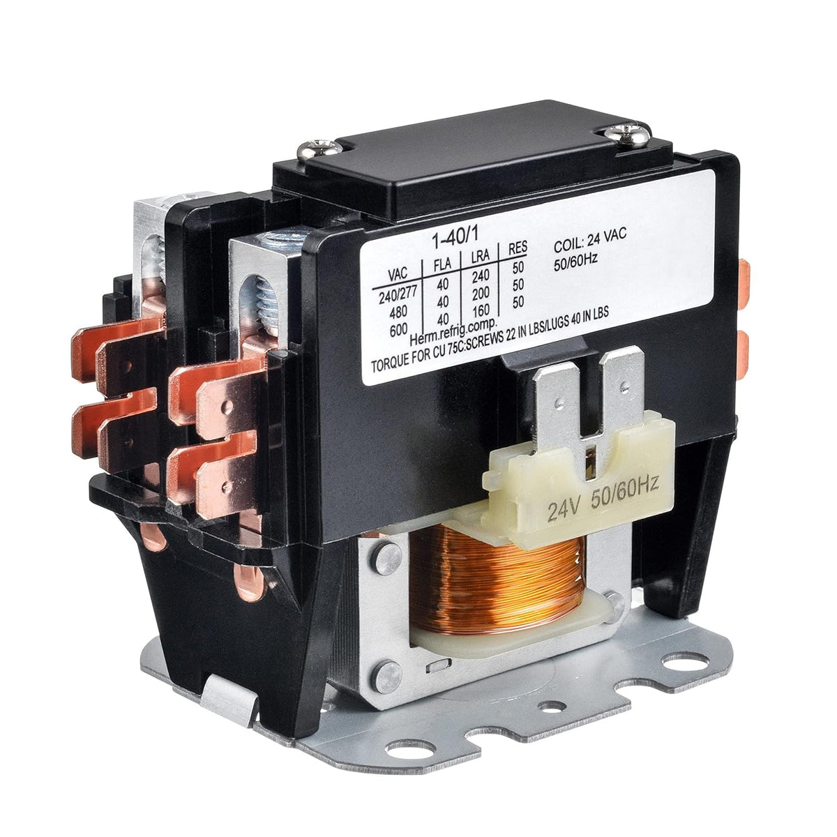 BOJACK contactor frontal mostrando estructura compacta y facilidad de montaje