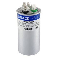 BOJACK vista frontal del capacitor metálico y su construcción resistente