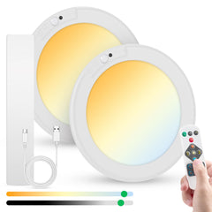 Bojim vista frontal de la luz de techo, iluminación uniforme y sin cables