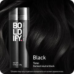 Boldify fibras textura en primer plano que muestra aspecto natural y mezcla
