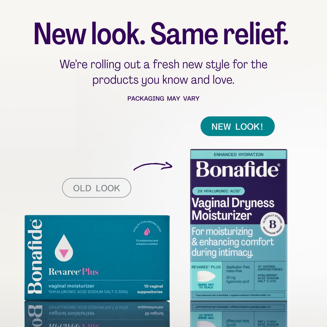 Bonafide Revaree Plus primer plano del supositorio que destaca textura suave
