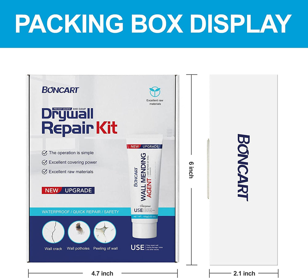 Boncart kit completo sobre mesa listo para usar en reparaciones domésticas