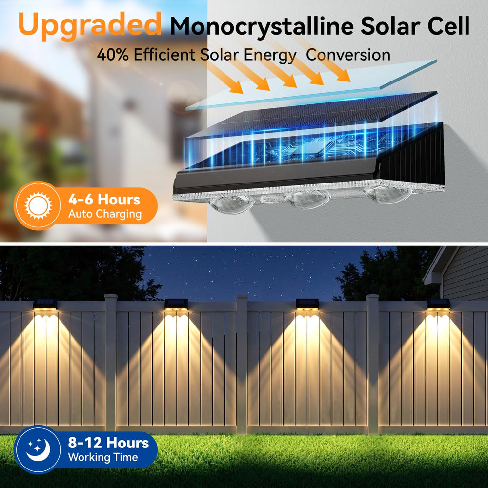 BONLION luz montada en barandal de terraza creando ambiente seguro