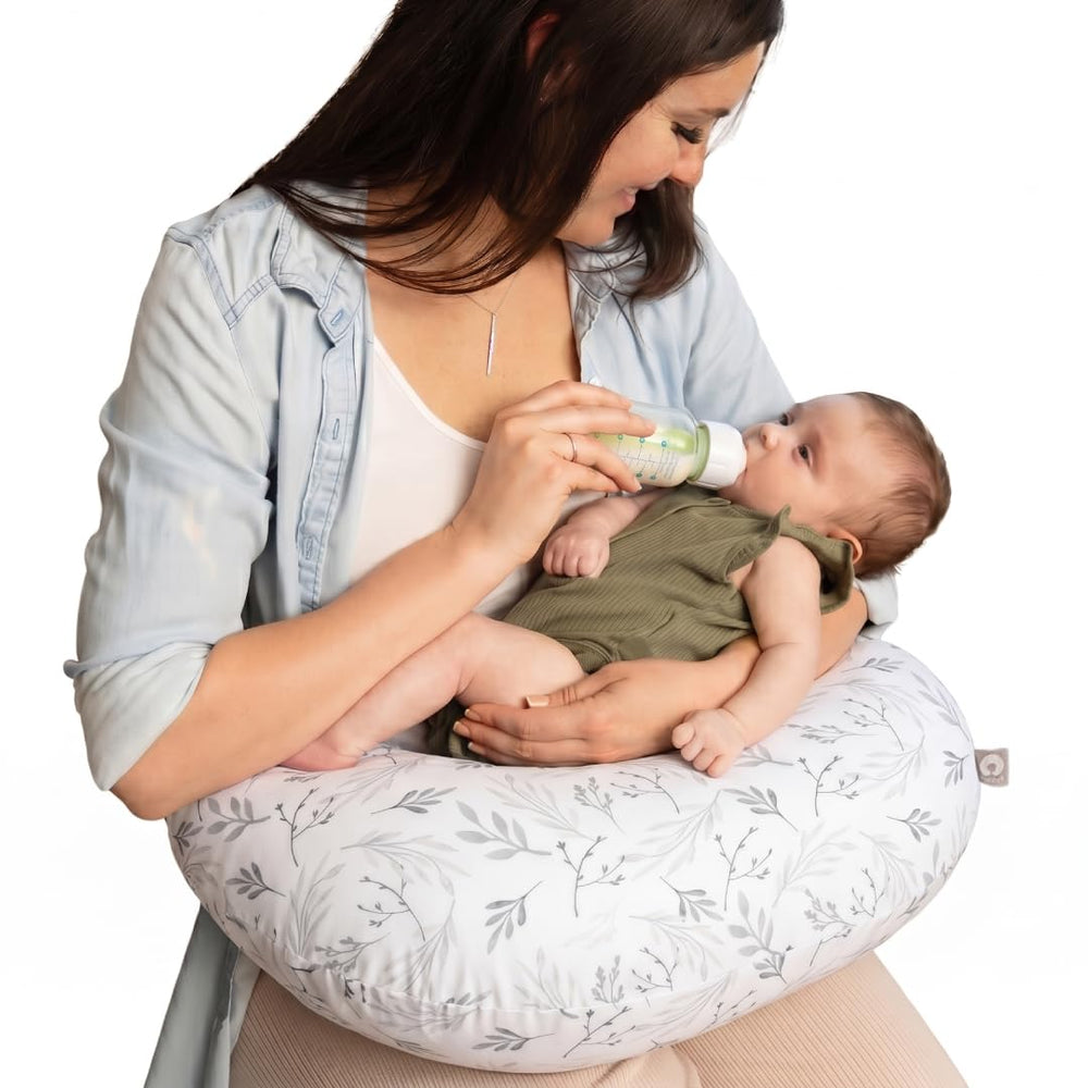 Boppy empaque frontal mostrando el cojín y comodidad inmediata