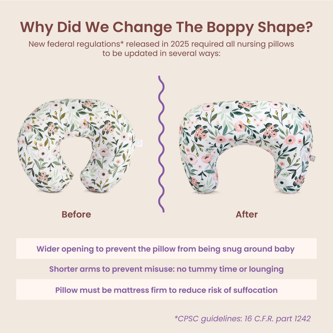 Boppy lavable y apto para secadora para fácil mantenimiento