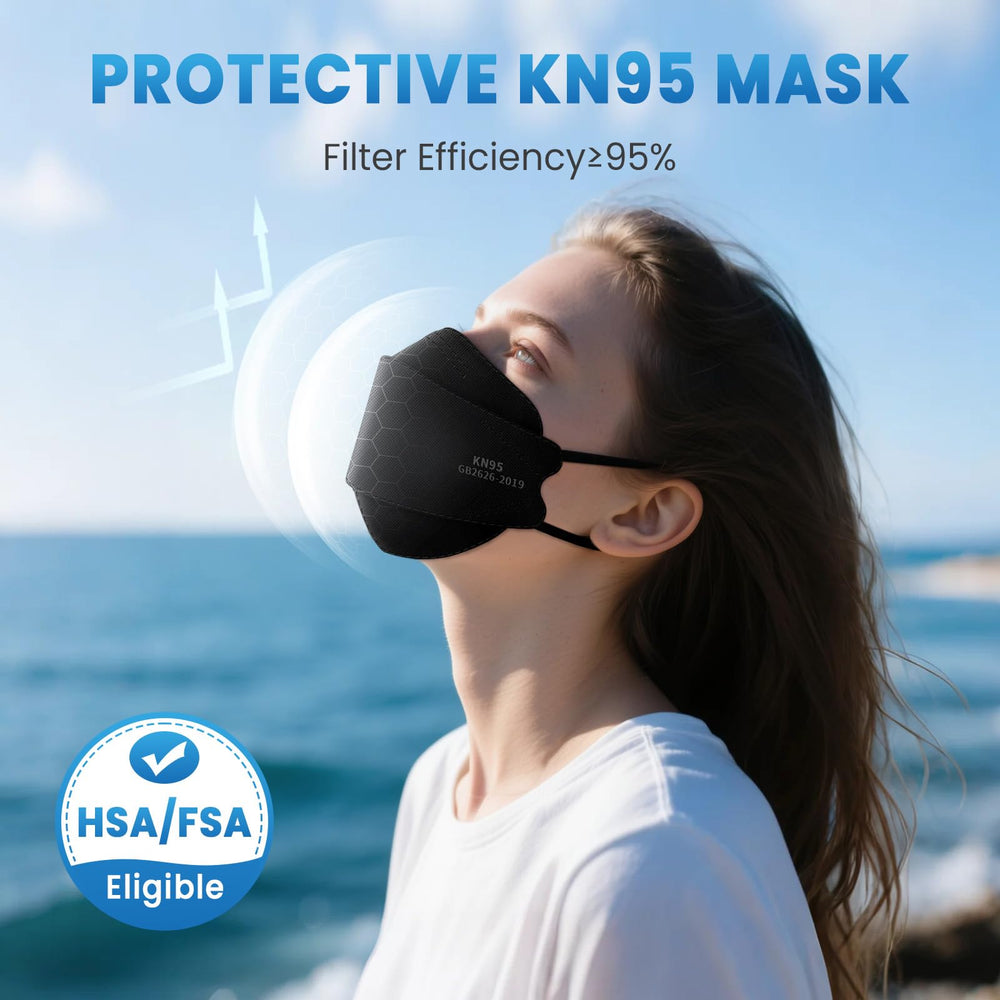 Borje mascarilla KN95 detalle del clip nasal para mejor ajuste y sellado