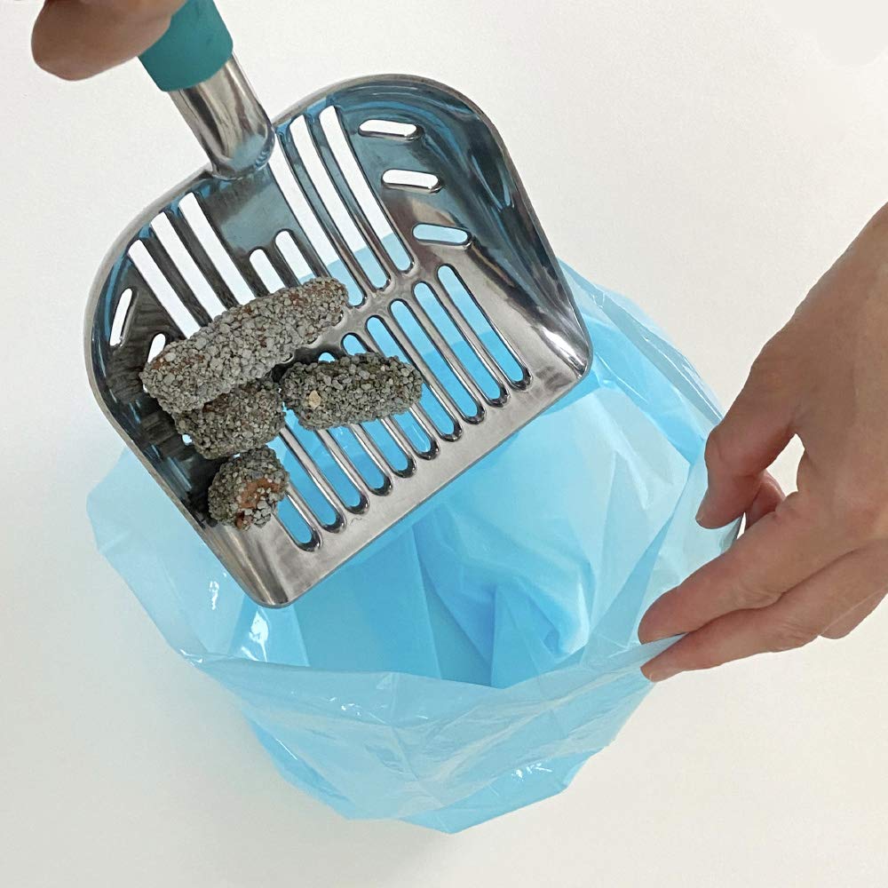 BOS caja dispensadora abierta con bolsas sueltas lista para usar