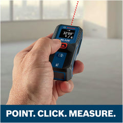Bosch GLM100-23 rueda click para navegación rápida y ajustes sencillos