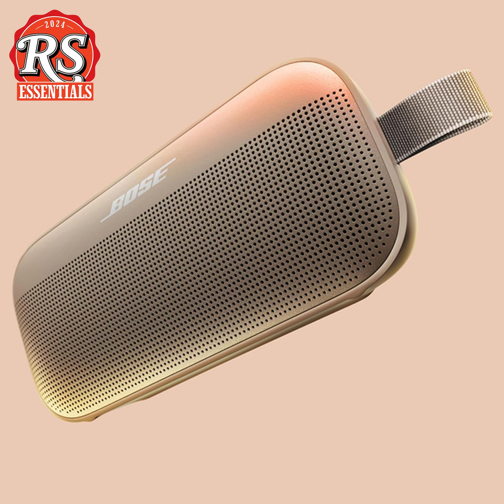 Bose SoundLink Flex detalle de la textura de silicona resistente que protege contra golpes