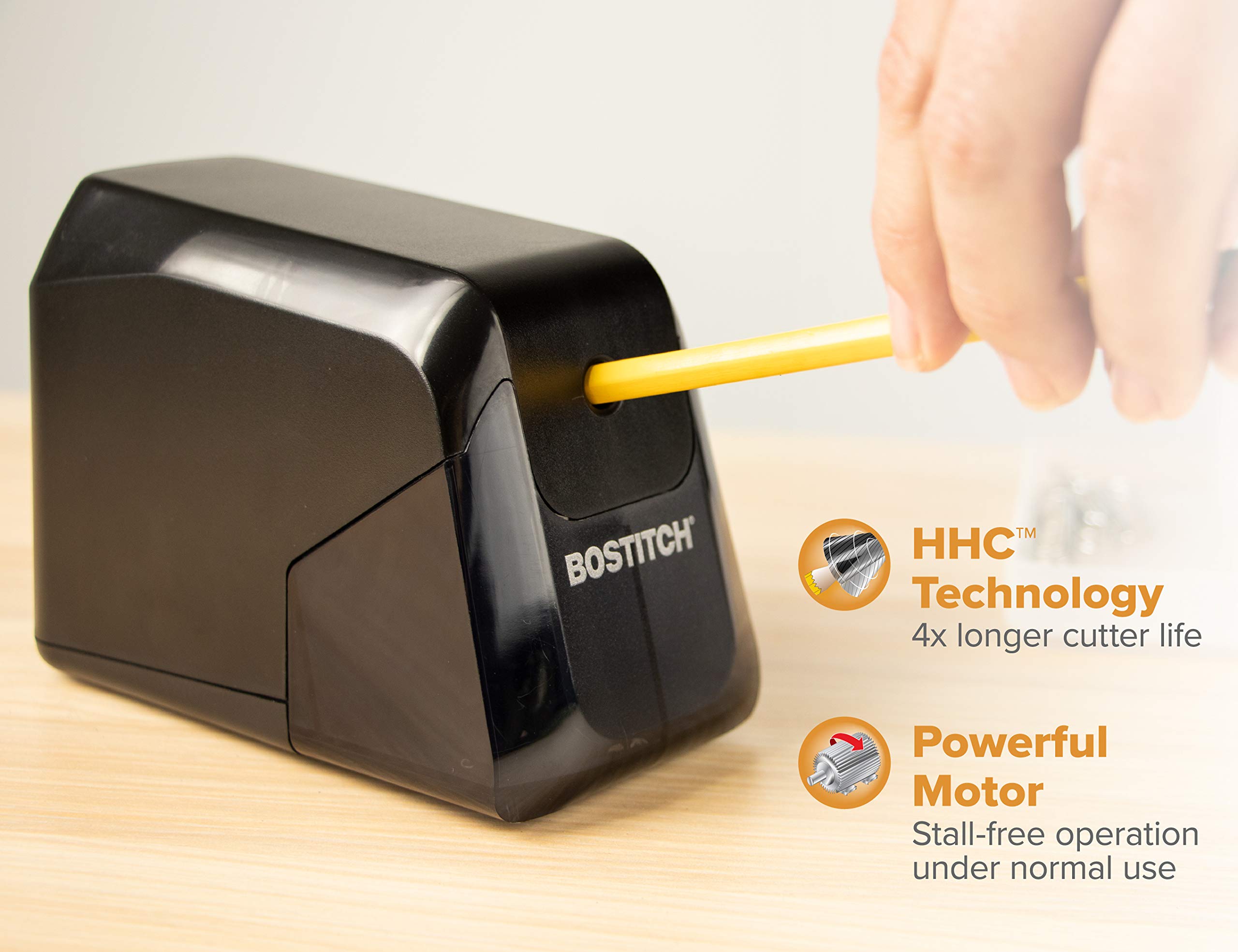 Bostitch bandeja de virutas grande, fácil vaciado y limpieza eficiente