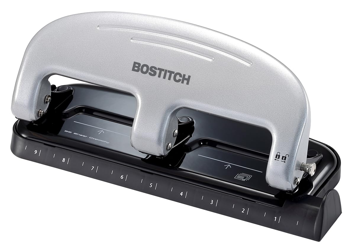 Bostitch taladrador frontal mostrando diseño plateado y capacidad profesional