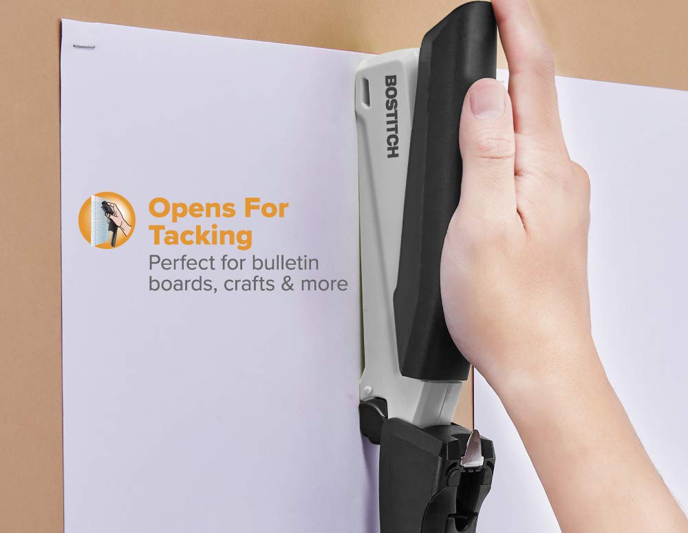 Bostitch INP20 compartimento interno con 210 grapas de repuesto siempre a mano