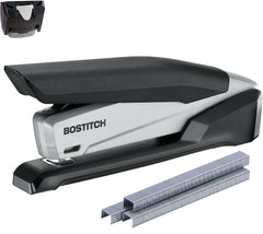 Bostitch INP20 vista frontal mostrando diseño negro y gris y facilidad de uso
