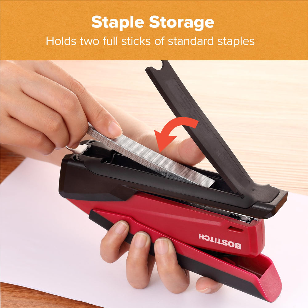 Bostitch Office removedor integrado extrayendo grapas con rapidez y sin herramientas