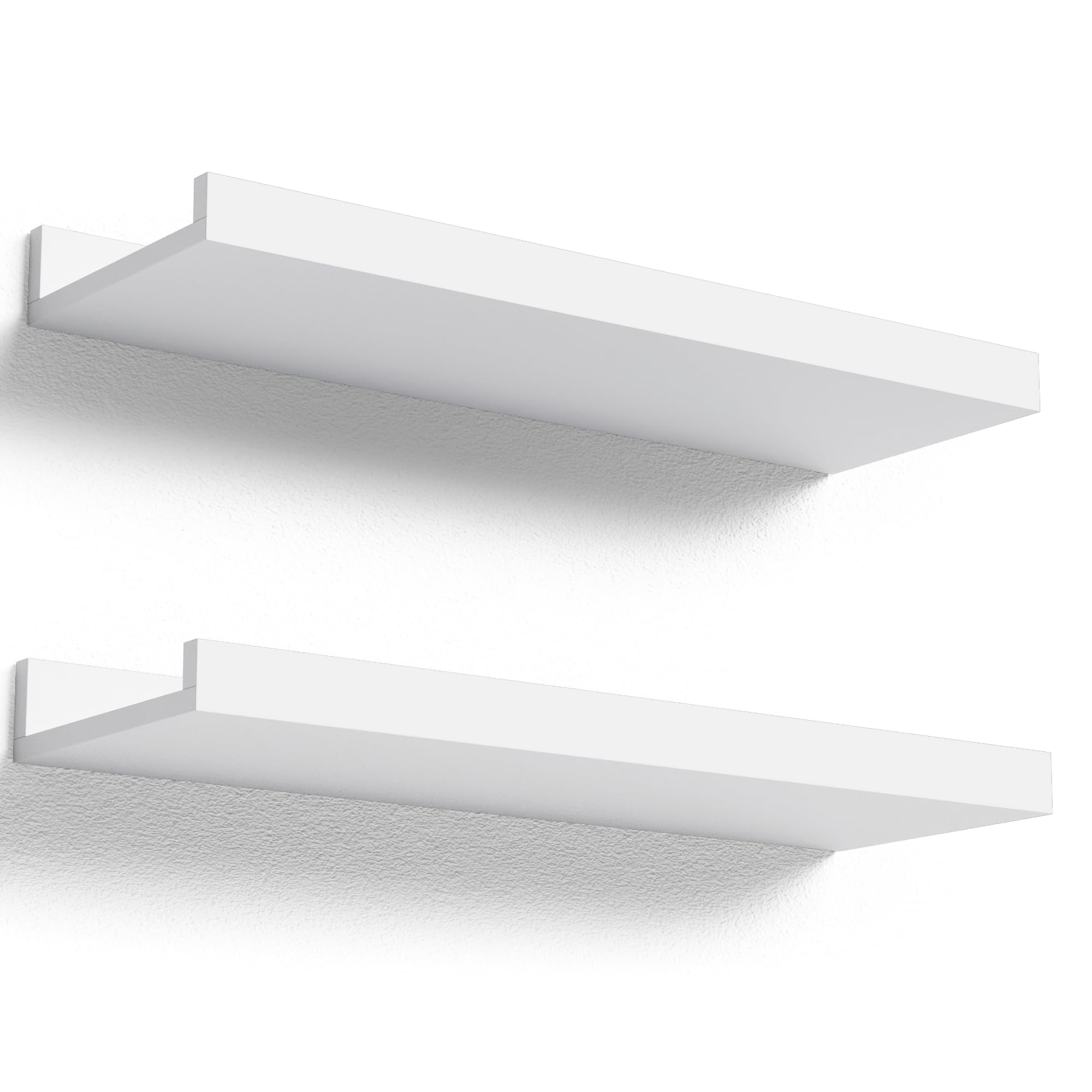 Boswillon estantería frontal empaquetada mostrando diseño minimalista y montaje fácil
