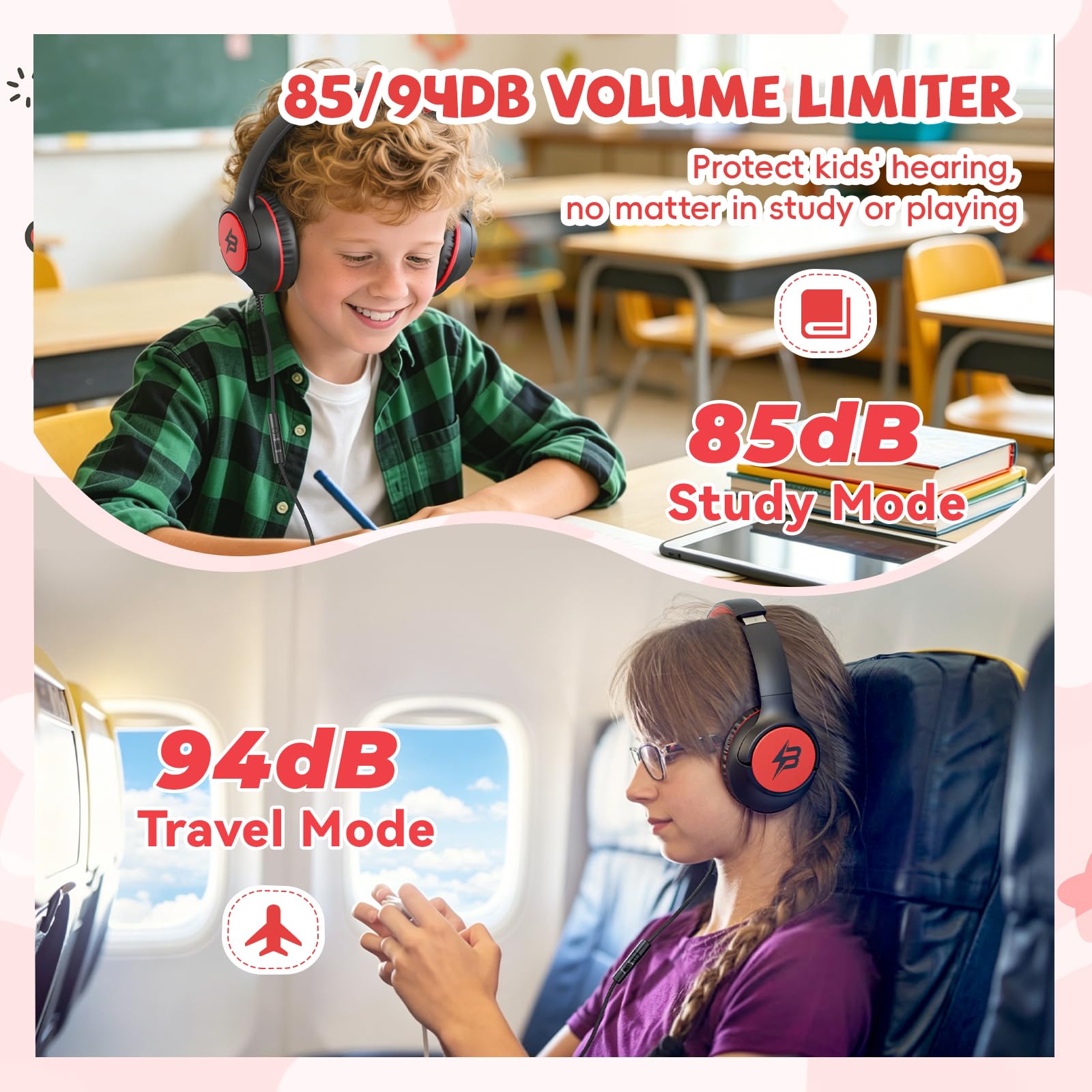 Botesty Sound almohadilla suave para comodidad prolongada del niño