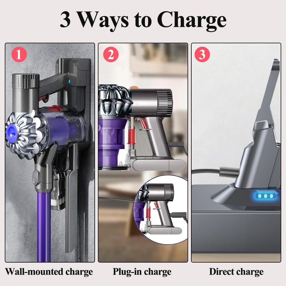 BOTKK batería junto a base mural V8, compatibilidad con docking station