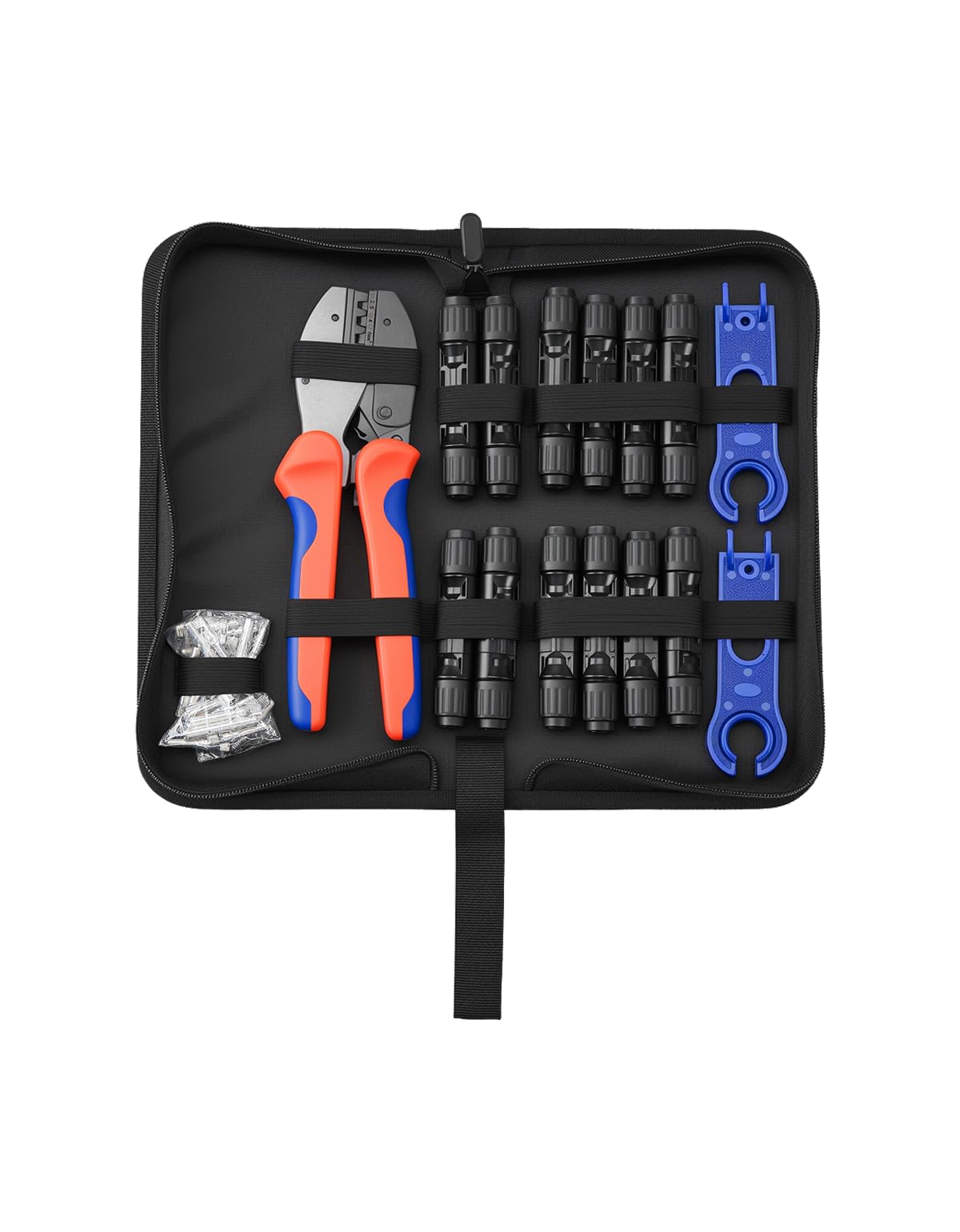 BougeRV kit completo sobre mesa, todo lo necesario para crimpar