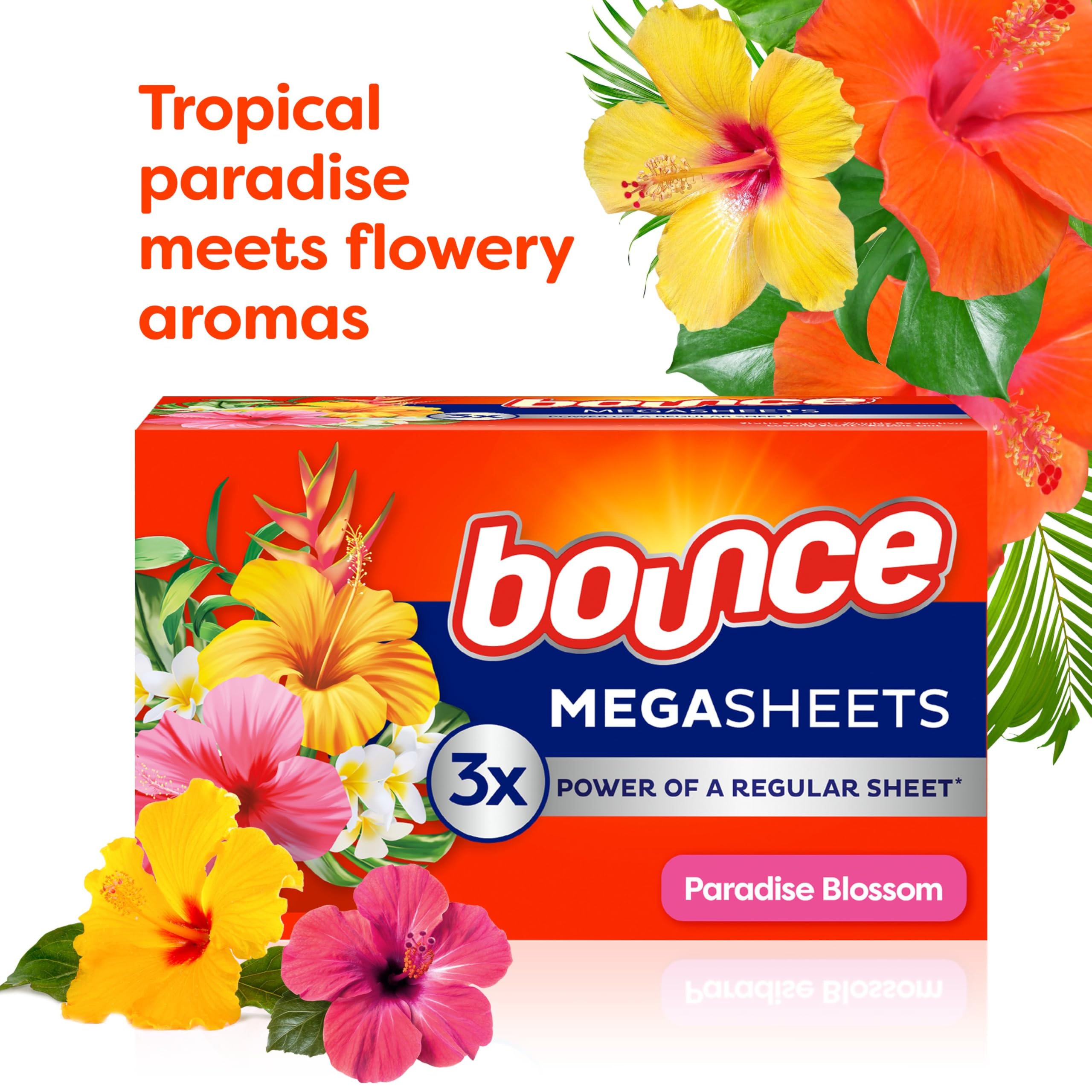 Bounce hoja en mano comparativa de tamaño para uso por carga