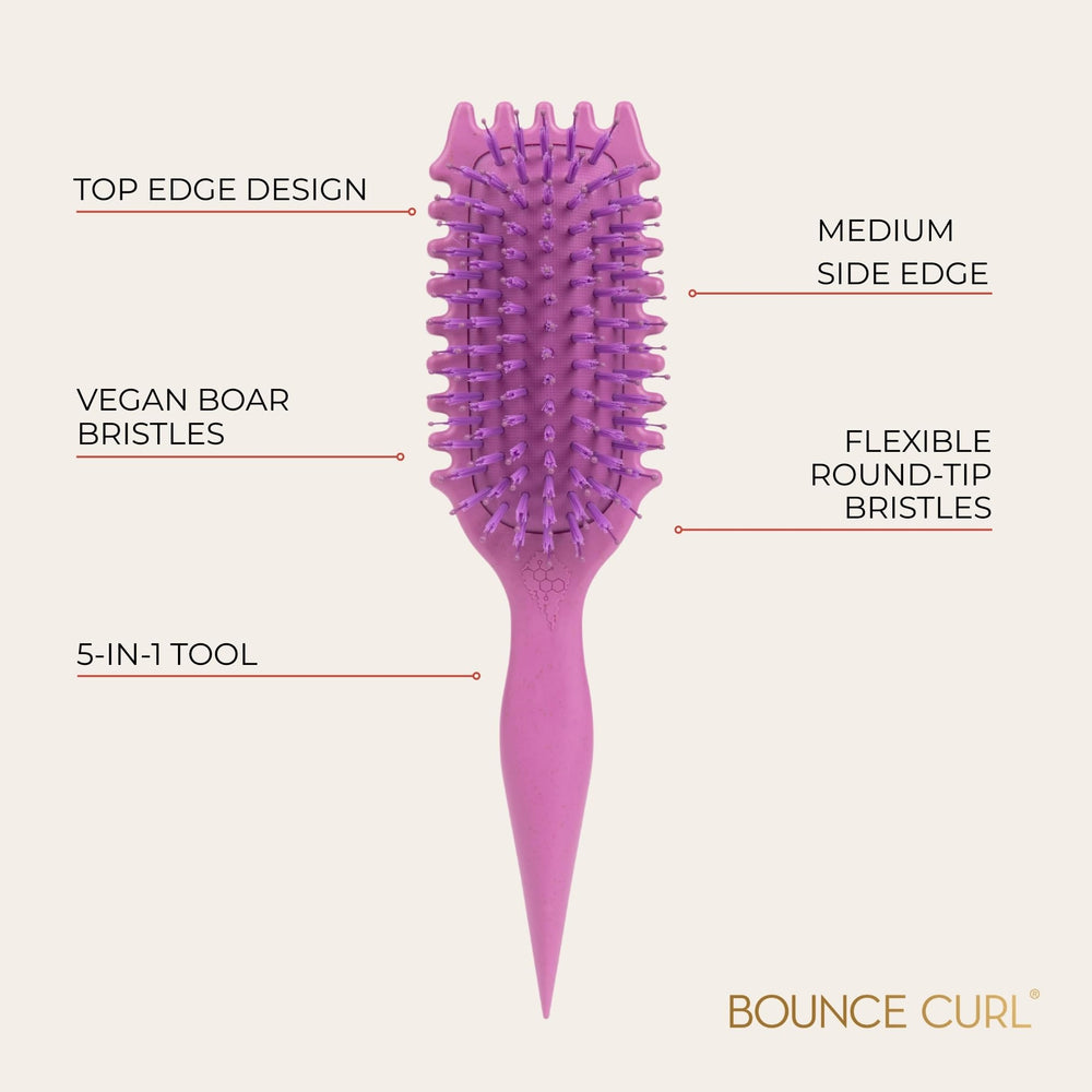Bounce Curl macro de cerdas veganas que definen y deslizan