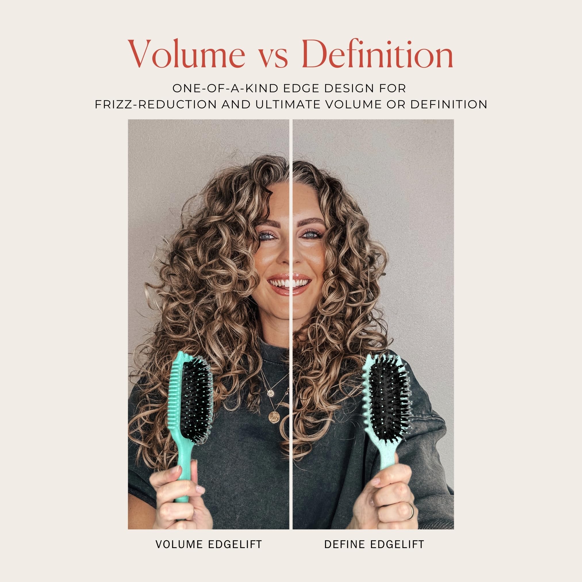 Bounce Curl empaque sostenible resaltando materiales vegetales