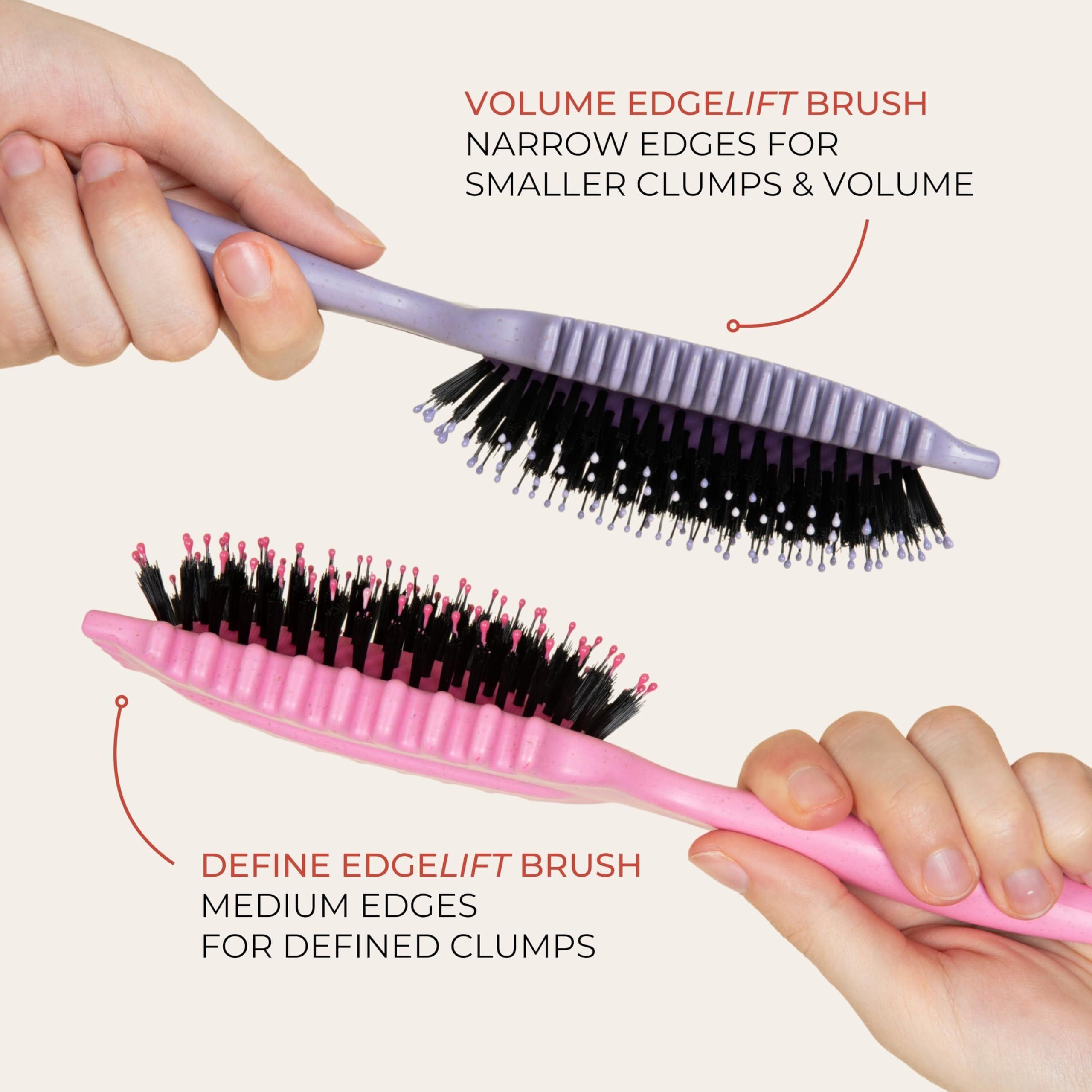 Bounce Curl empaque y etiqueta que indican diseño 5 en 1 y durabilidad