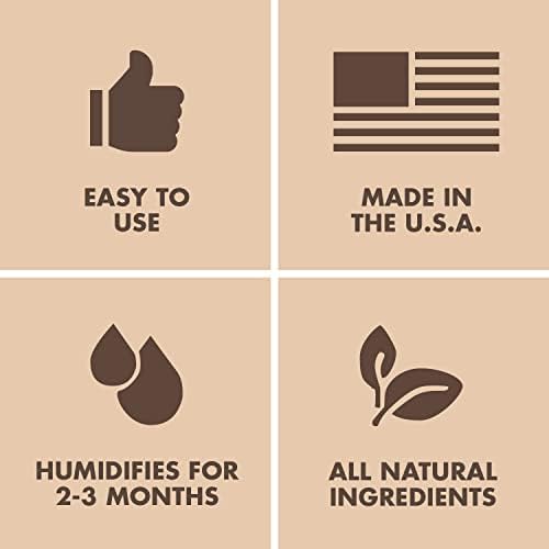 Humidor en ambiente de estilo de vida con Boveda preservando aroma y textura