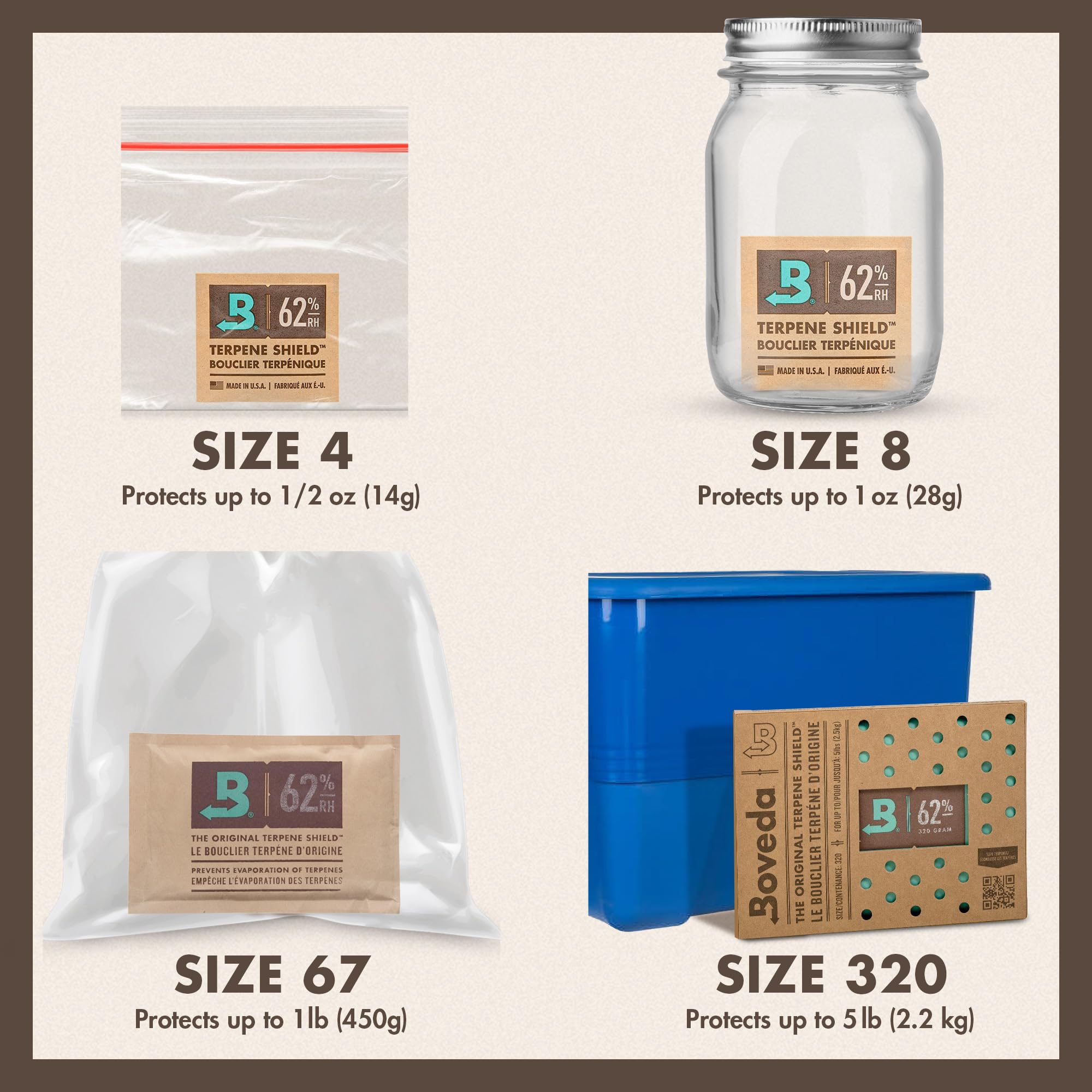 Boveda caja con 10 paquetes, solución conveniente para almacenamiento prolongado
