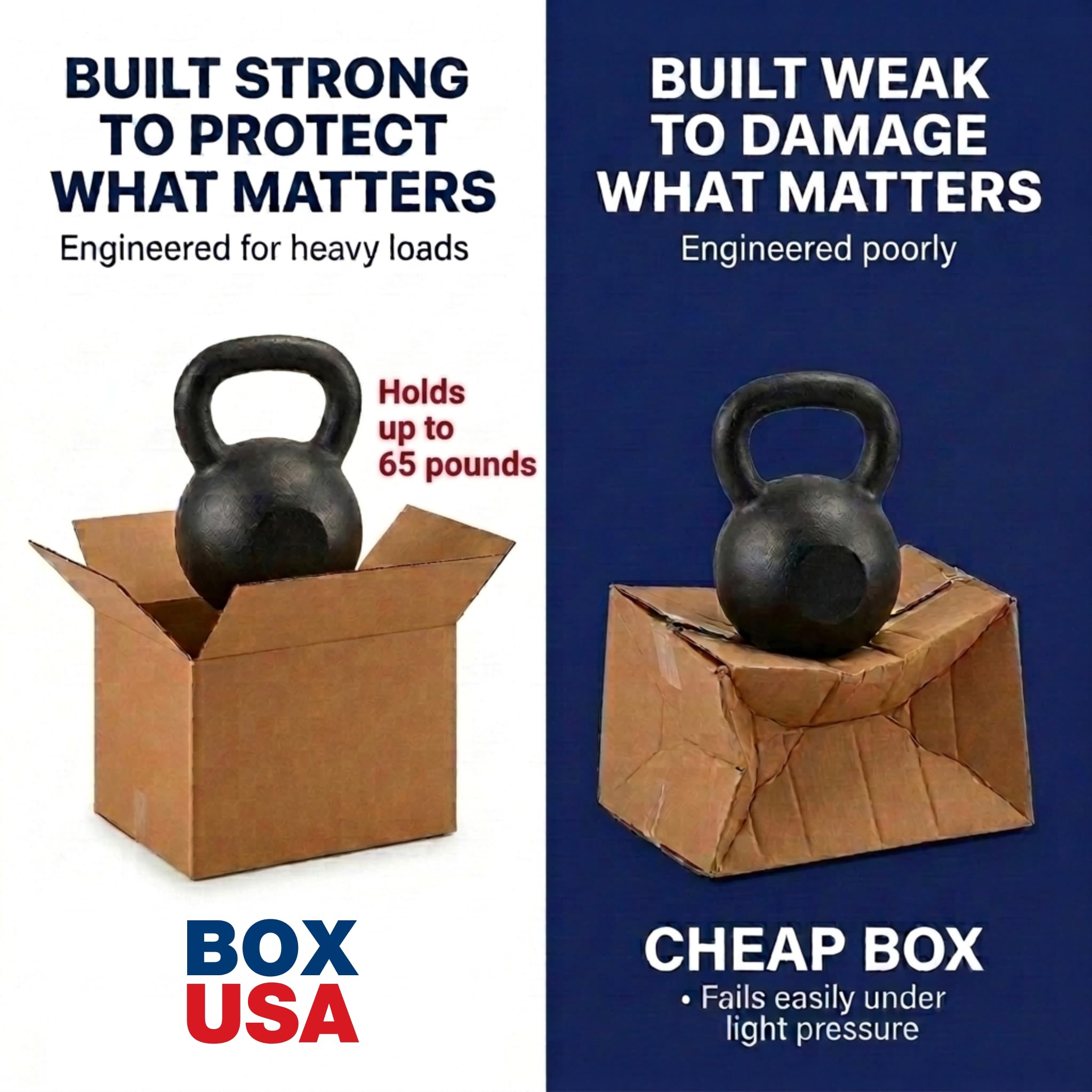 BOX USA caja con libros, soporta peso y organiza fácil