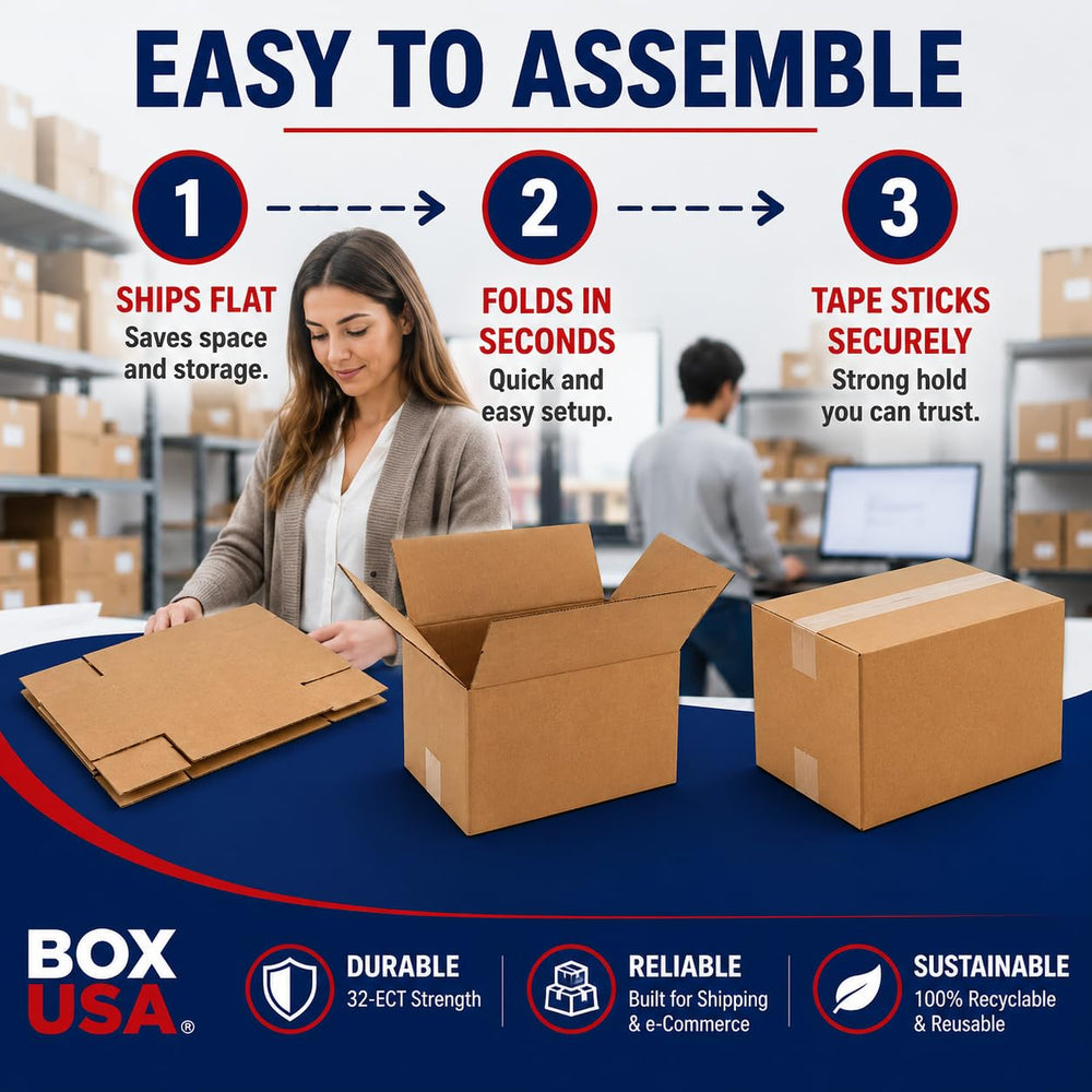 BOX USA caja rotulada, facilita identificación y organización