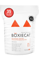 Boxiecat front packaging showing 16 lb bag and unscented benefit