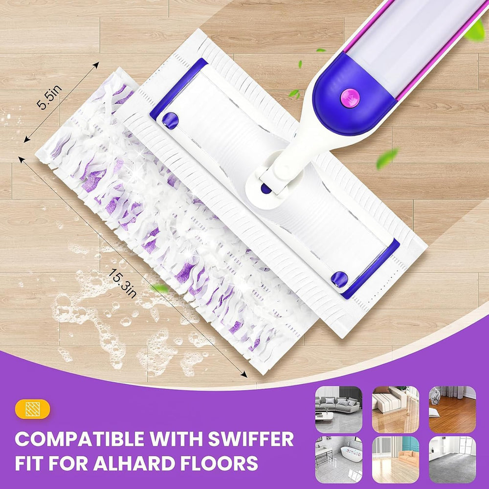 Bpbdzz etiqueta del paquete indicando compatibilidad con Swiffer Power Mop
