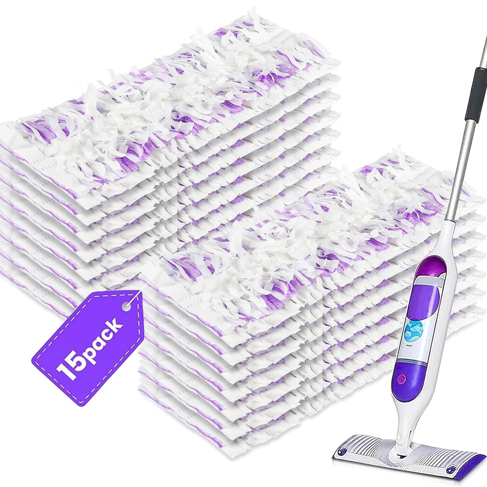 Bpbdzz paquete frontal mostrando 15 repuestos para limpieza eficiente