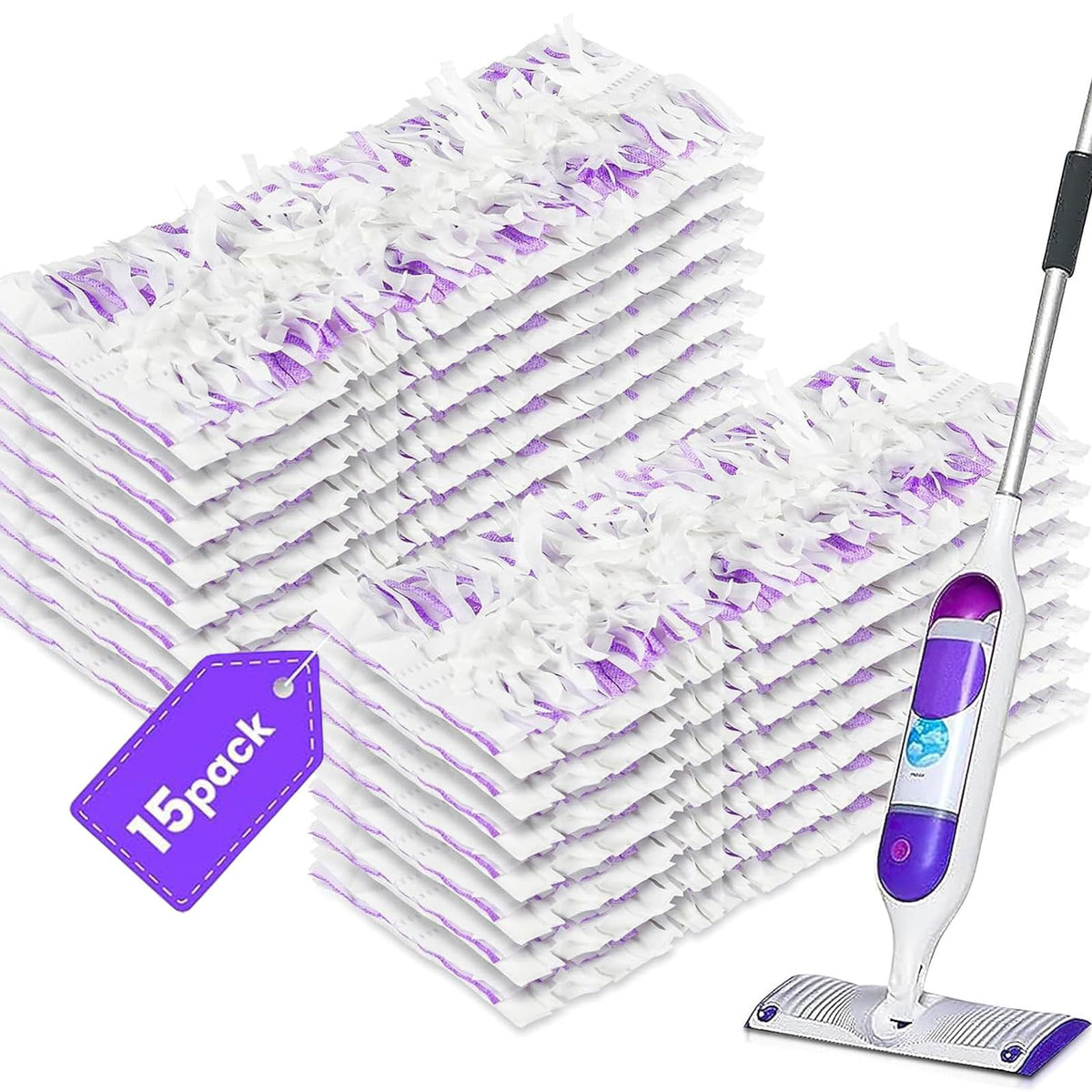 Bpbdzz paquete frontal mostrando 15 repuestos para limpieza eficiente