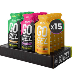BARE PERFORMANCE NUTRITION paquete BPN Go Gel variedad 15 sobres fácil transporte